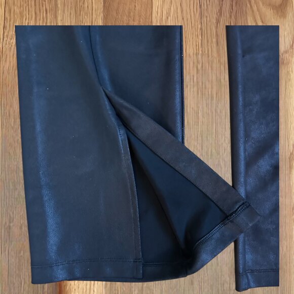 Athleta Sculptek Delancey Gleam High Rise Straight Leg Pant in Black Size S - Picture 5 of 10